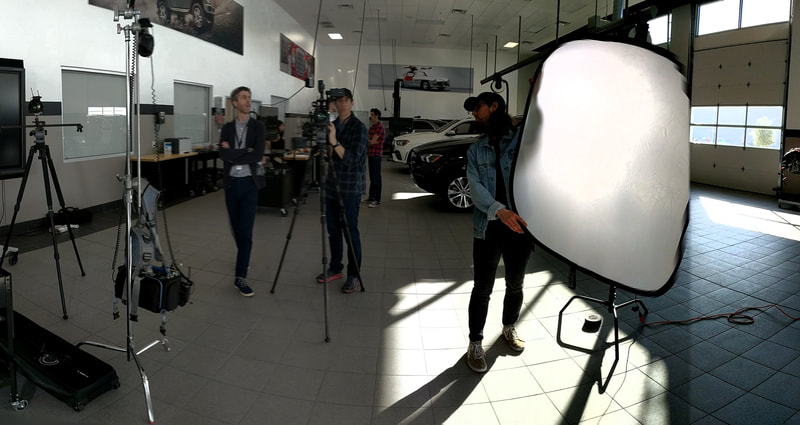 Audio recording for a Mercedes Benz recruiting video